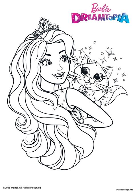 coloriage barbie|dessin barbie à imprimer gratuit.